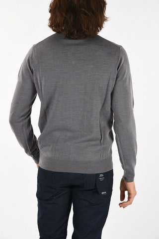 COLLEZIONI Virgin Wool V-Neck Sweater
