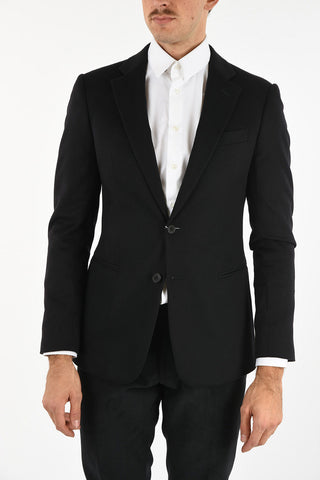 COLLEZIONI side vents Cashmere 2-buttons blazer