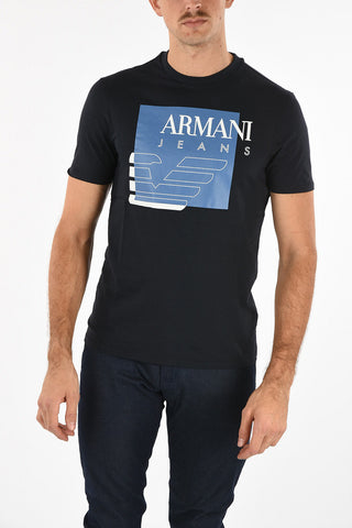 ARMANI JEANS Crew-Neck Print T-shirt