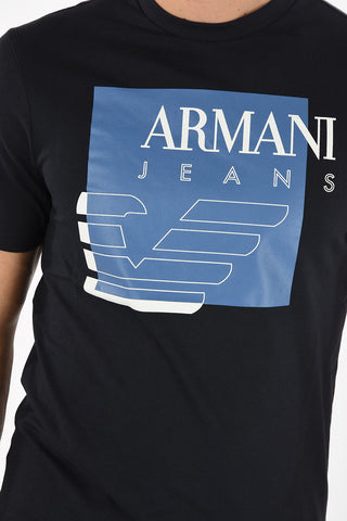 ARMANI JEANS Crew-Neck Print T-shirt