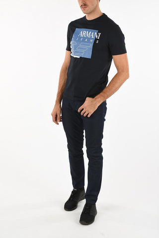 ARMANI JEANS Crew-Neck Print T-shirt