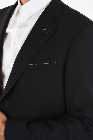 COLLEZIONI side vents Virgin Wool 2-buttons blazer