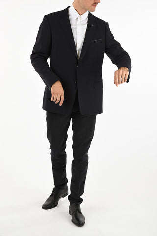 COLLEZIONI side vents Virgin Wool 2-buttons blazer