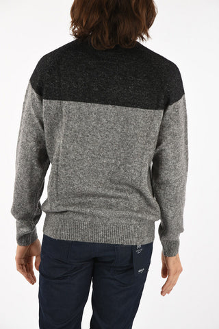 ARMANI JEANS Cable Knit Crew-Neck Sweater