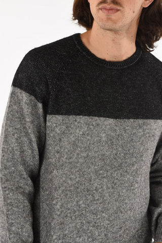 ARMANI JEANS Cable Knit Crew-Neck Sweater