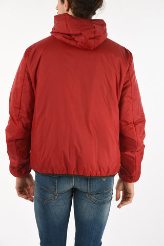 ARMANI JEANS Hooded Reversible Puffer