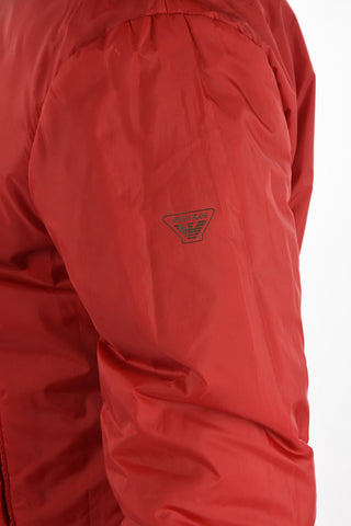 ARMANI JEANS Hooded Reversible Puffer