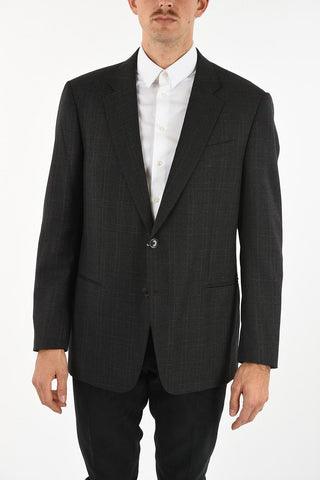 COLLEZIONI side vents Plaid 2-buttons blazer