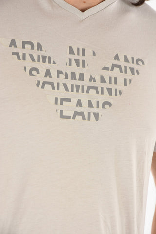 ARMANI JEANS Crew-Neck Print T-shirt