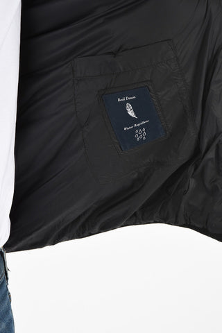 ARMANI JEANS Waist Length Slim Fit Down Jacket