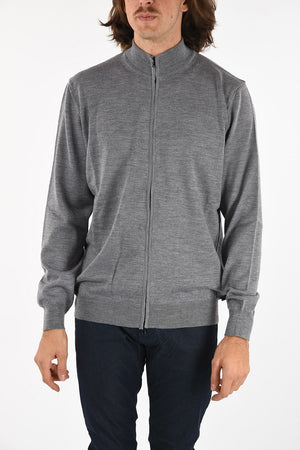 COLLEZIONI Maglia con Zip in Lana Vergine