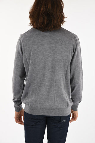 COLLEZIONI Maglia con Zip in Lana Vergine