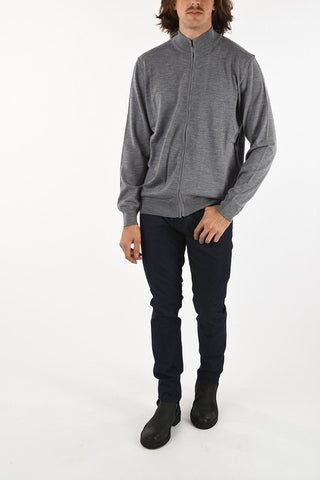 COLLEZIONI Maglia con Zip in Lana Vergine