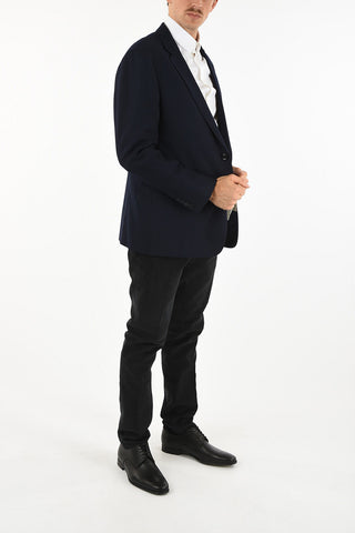 COLLEZIONI side vents Virgin Wool 2-buttons blazer
