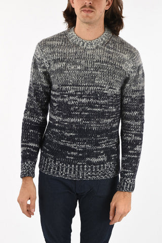 ARMANI JEANS Cable Knit Crew-Neck Sweater
