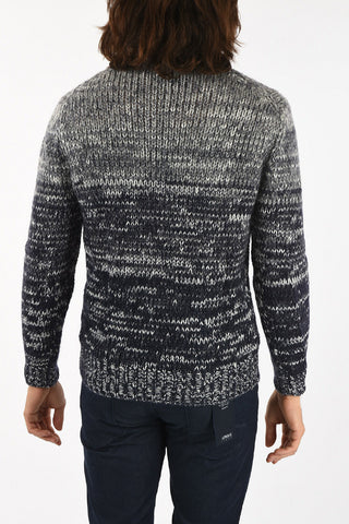ARMANI JEANS Cable Knit Crew-Neck Sweater
