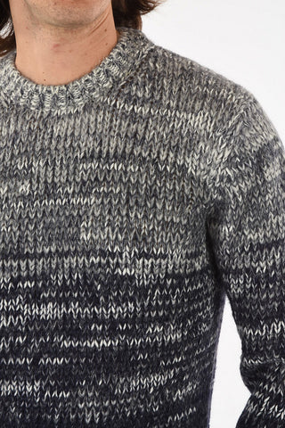 ARMANI JEANS Cable Knit Crew-Neck Sweater