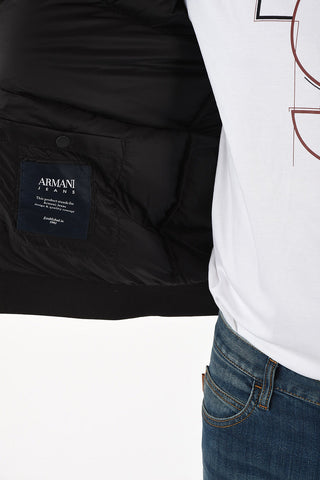 ARMANI JEANS Piumino a Quadri windowpane Crop