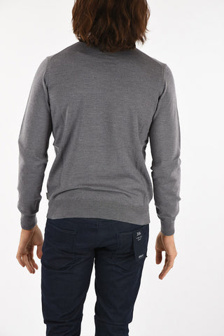 COLLEZIONI Virgin Wool Crew-Neck Sweater