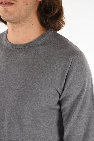 COLLEZIONI Virgin Wool Crew-Neck Sweater