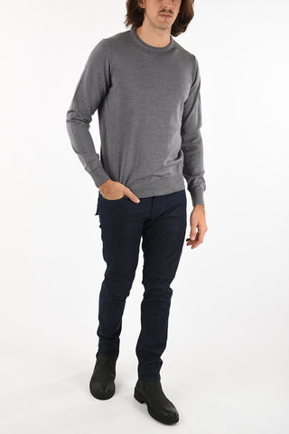 COLLEZIONI Virgin Wool Crew-Neck Sweater
