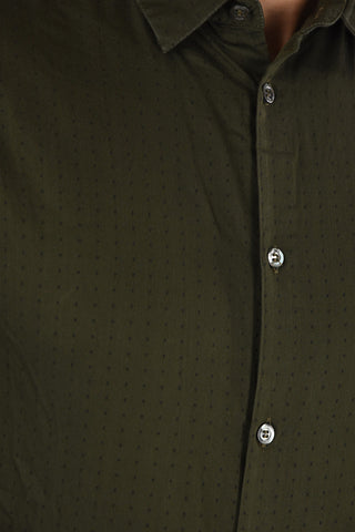 ARMANI JEANS Spread Collar Slim Fit Shirt