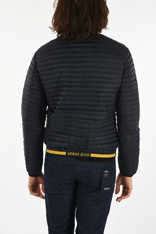 ARMANI JEANS Full Zip Waist Length Down Jacket