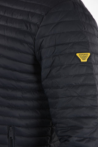 ARMANI JEANS Full Zip Waist Length Down Jacket