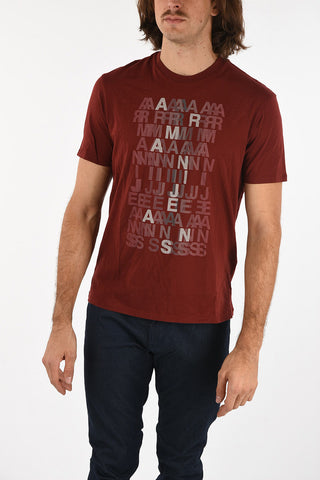 ARMANI JEANS All Over Logo T-shirt