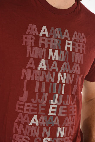 ARMANI JEANS All Over Logo T-shirt
