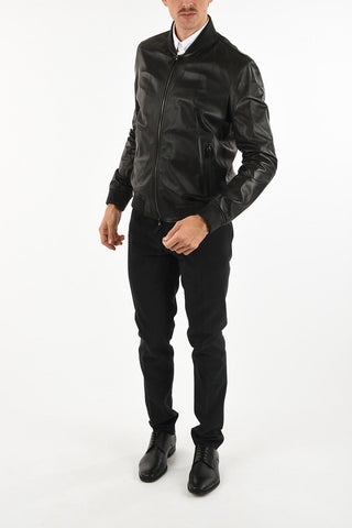 GIORGIO ARMANI Bomber in Pelle Reversibile