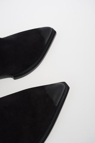Suede SANTIAG Texan Booties 4cm