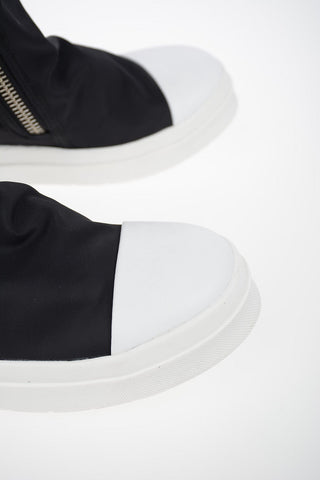 Fabric Zip Closure SKIN High Top Sneakers
