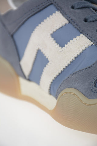 Sneakers H357 in Pelle e Tessuto