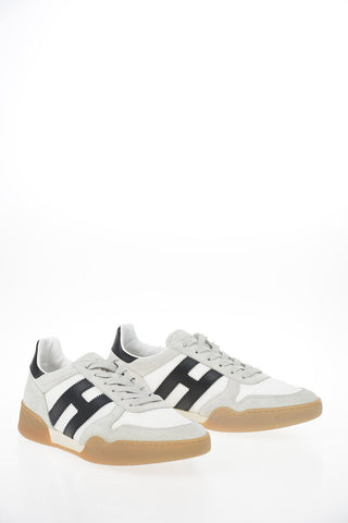 Fabric and Leather H357 Sneakers