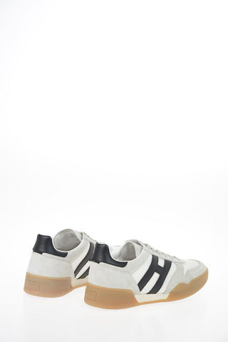 Fabric and Leather H357 Sneakers