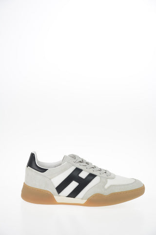 Fabric and Leather H357 Sneakers