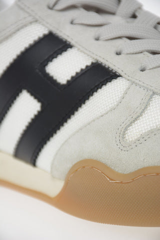 Fabric and Leather H357 Sneakers