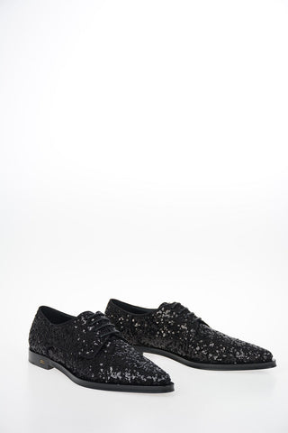 Scarpe Oxford in Paillettes