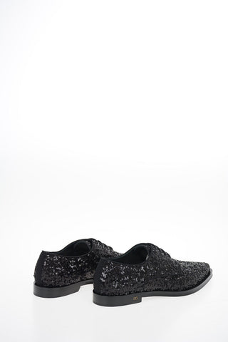 Scarpe Oxford in Paillettes