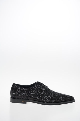 Scarpe Oxford in Paillettes