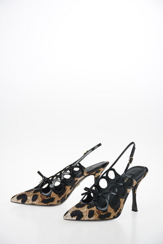 Slingbacks Fantasia Animalier 10 cm