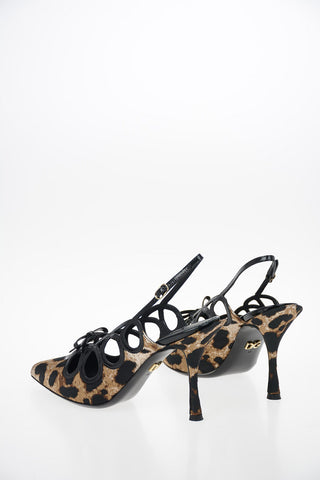 Slingbacks Fantasia Animalier 10 cm