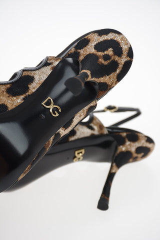 Slingbacks Fantasia Animalier 10 cm