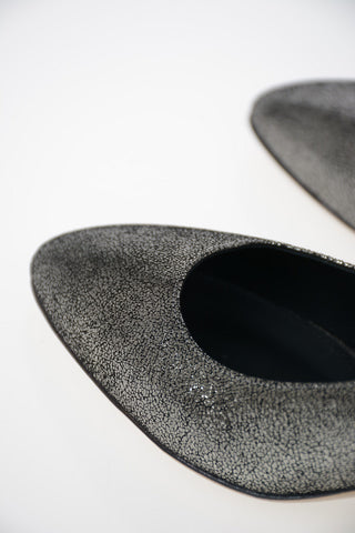 Metallic Leather ORTENSIA Mary Jane 5.5 cm