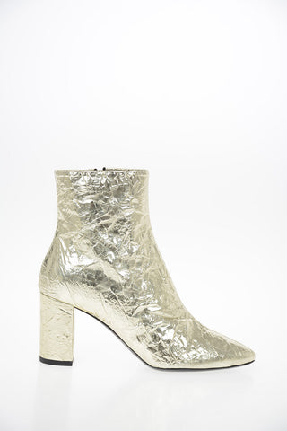 Metallic Leather LOU Booties 7.5 cm