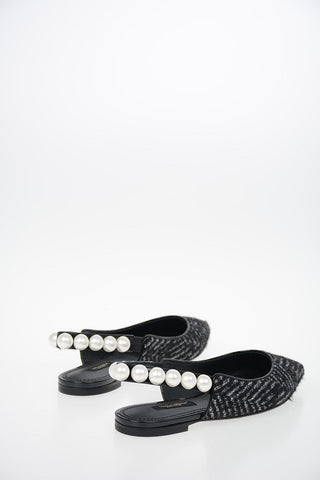 Ballerine Slingbacks in Tweed