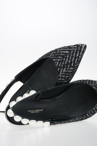 Ballerine Slingbacks in Tweed