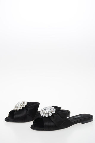 Slippers with Jewel Details
