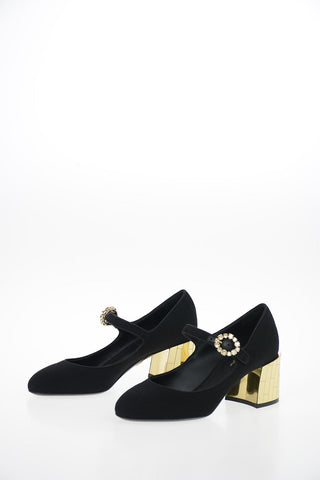 Mary Jane con Tacco Gioiello 6.5 cm